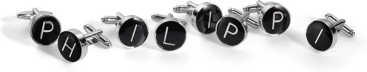 Philippi My Initials Manžetové knoflíčky písmeno F, 2 ks