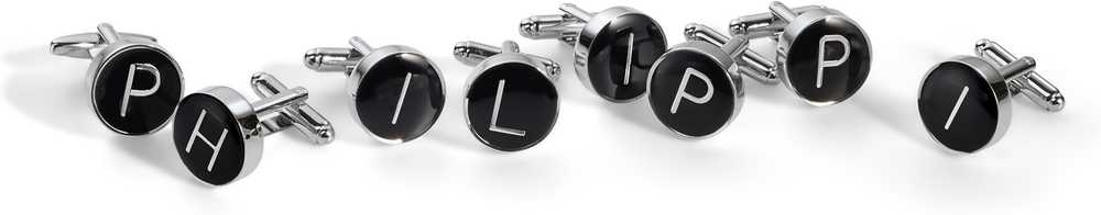 Philippi My Initials Manžetové knoflíčky písmeno K, 2 ks