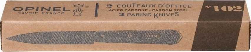 Opinel Les Essentiels Sada nožů na krájení 2 ks, N°102 přírodní