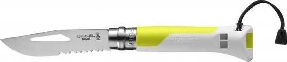 Opinel Multifunction Zavírací nůž 8,5 cm N°08 fluo žlutá MULTIFUNCTION