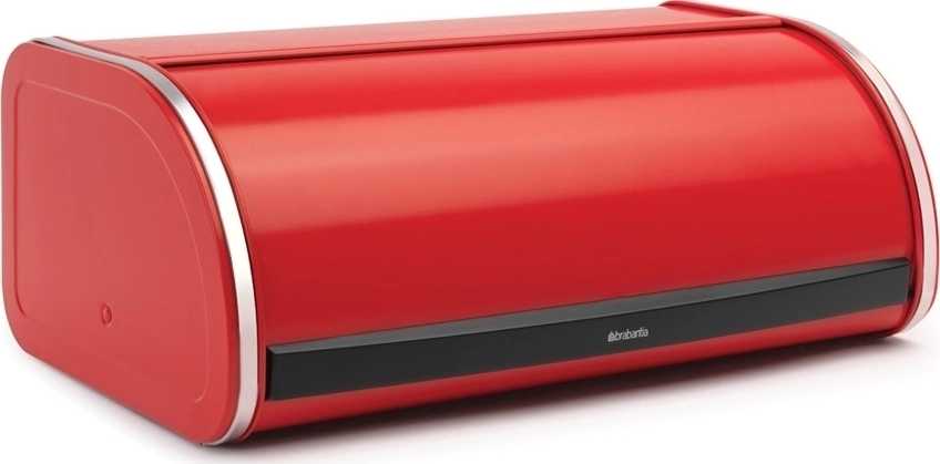 Brabantia Chlebník Roll Top 44,5 x 26,2 cm zářivě červená
