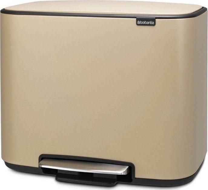 Brabantia Bo Pedálový koš 36 l minerální zlatá