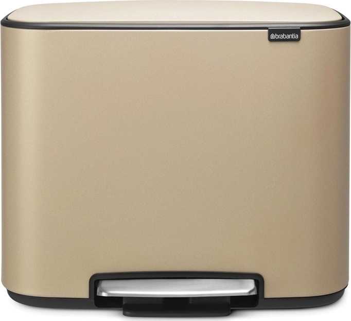 Brabantia Bo Pedálový koš 36 l minerální zlatá