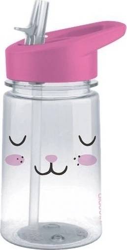 Aladdin Zoo Dětská láhev s brčkem Zajíček 430ml