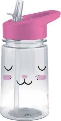 Aladdin Zoo Dětská láhev s brčkem Zajíček 430ml