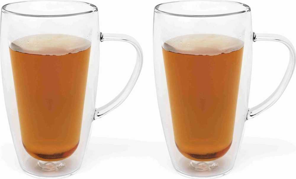 Bredemeijer Dvoustěnný hrnek na kávu/čaj 295ml 2 ks