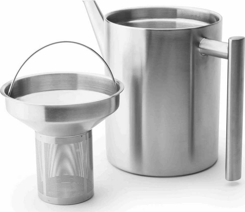 Bredemeijer Cylindre Konvička na čaj 1,2L nerezová matná