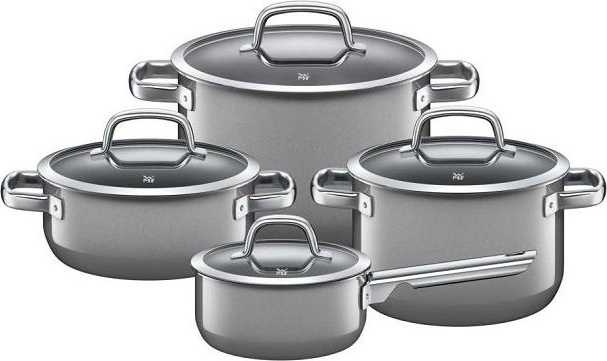 WMF Fusiontec Sada hrnců 4 ks platinová  MINERAL