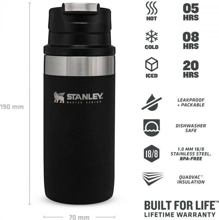 Stanley Master series Termohrnek Trigger 350 ml Foundry black MASTER