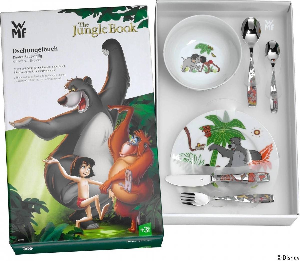 WMF Jungle book Dětská sada, © Disney Kniha Džunglí, 6 ks