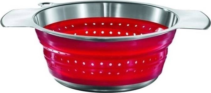 Rösle Cedník červený silikonový 24 cm