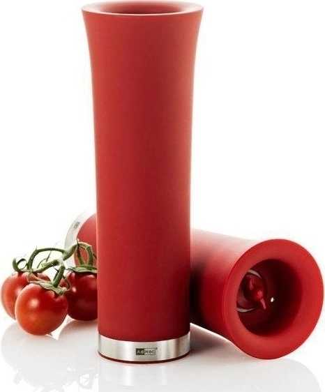 Adhoc Gravitační mlýnek na pepř a sůl červený