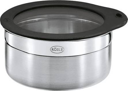 Rösle Dóza se silikonovým víčkem 12 cm nízká