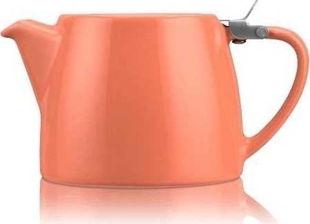 ForLife Stump Porcelánová konvička na čaj 0,55 l korálová