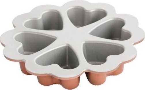 Nordic Ware Spring & Summer Collection Forma na 6 dortíků SRDÍČKA