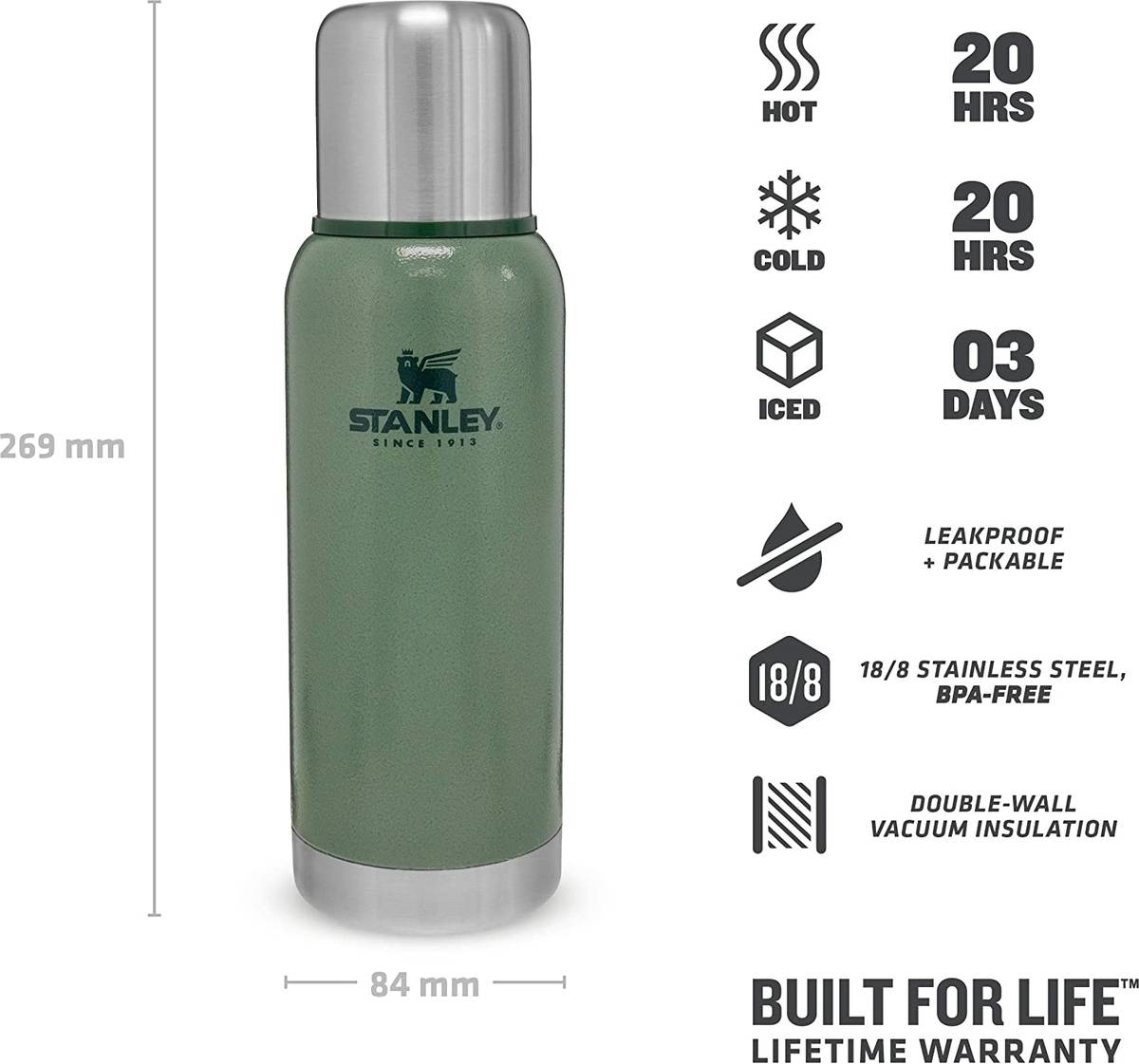 Stanley Adventure series Termoska 730 ml zelená ADVENTURE