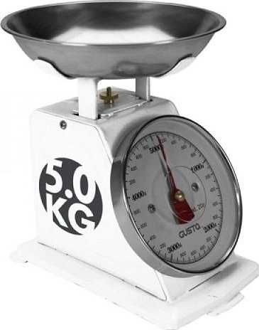 Gusta Kuchyňská retro váha bílá