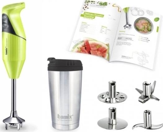 Bamix Colorline ToGo Tyčový mixér  180 W limetkový