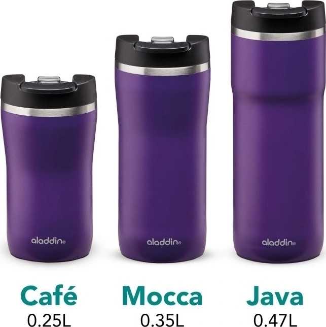 Aladdin Java Thermavac™ Vakuový termohrnek , Leak-Lock™ 470 ml, fialový