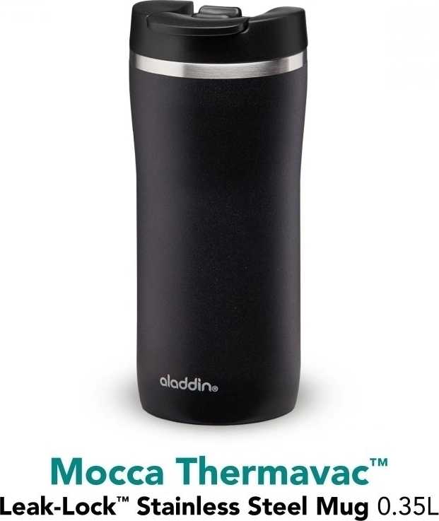 Aladdin Mocca Thermavac™ Vakuový termohrnek , Leak-Lock™ 350 ml, černý