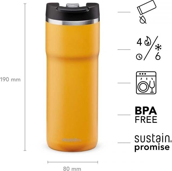 Aladdin Java Thermavac™ Vakuový termohrnek , Leak-Lock™ 470 ml, žlutý