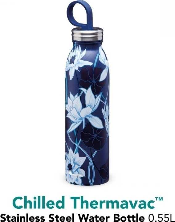 Aladdin Naito Chilled Thermavac™ Nerezová láhev na vodu s vakuovou izolací , 550 ml, Lotus Navy