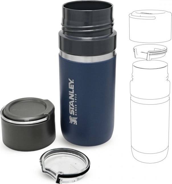 Stanley Ceramivac™ Termohrnek/termoska  470 ml, Tungsten