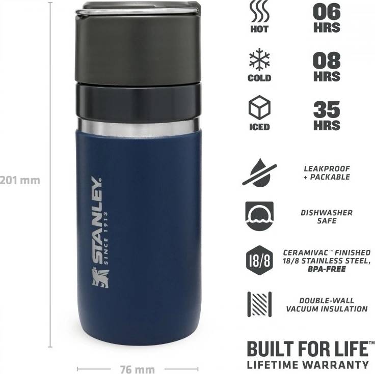 Stanley Ceramivac™ Termohrnek/termoska  470 ml, Tungsten