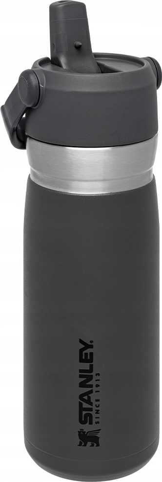 Stanley Flip Straw Vakuová láhev , 650 ml, Charcoal