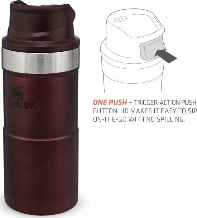 Stanley Classic series Termohrnek , verze 2.0, 350 ml, Wine Red