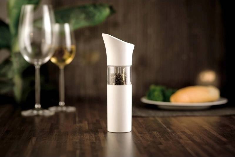 Adhoc Gravitační mlýnek na sůl a pepř London, bílý