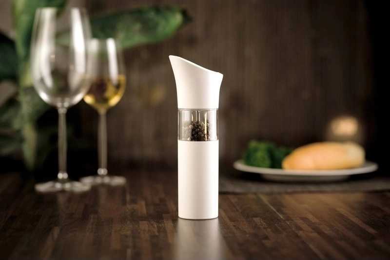 Adhoc Gravitační mlýnek na sůl a pepř London, bílý