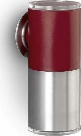 Adhoc Magnetický mlýnek na koření Pepnetic, včetně držátka na zeď, červený