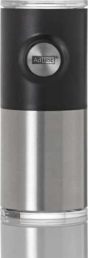 Adhoc Magnetický mlýnek na koření Pepnetic, včetně držátka na zeď, černý