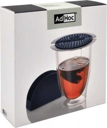 Adhoc Držátko čajového sáčku se stojánkem Squeetea