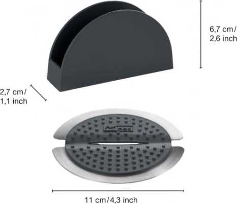 Adhoc Držátko čajového sáčku se stojánkem Squeetea