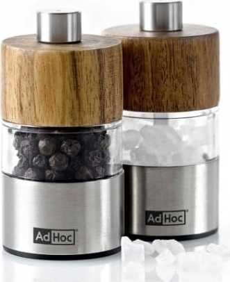 Adhoc Sada mlýnků na pepř a sůl David, 2 ks