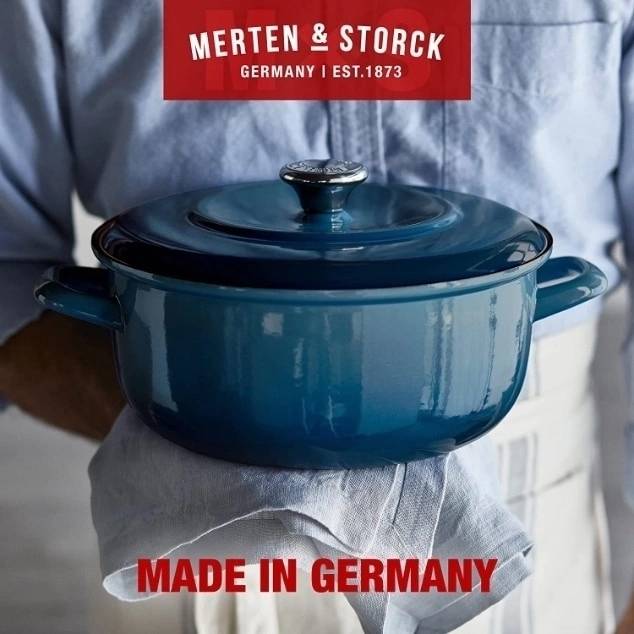 Merten & Storck Dutch Oven Hrnec “” 26 cm, Deep Blue Gradient