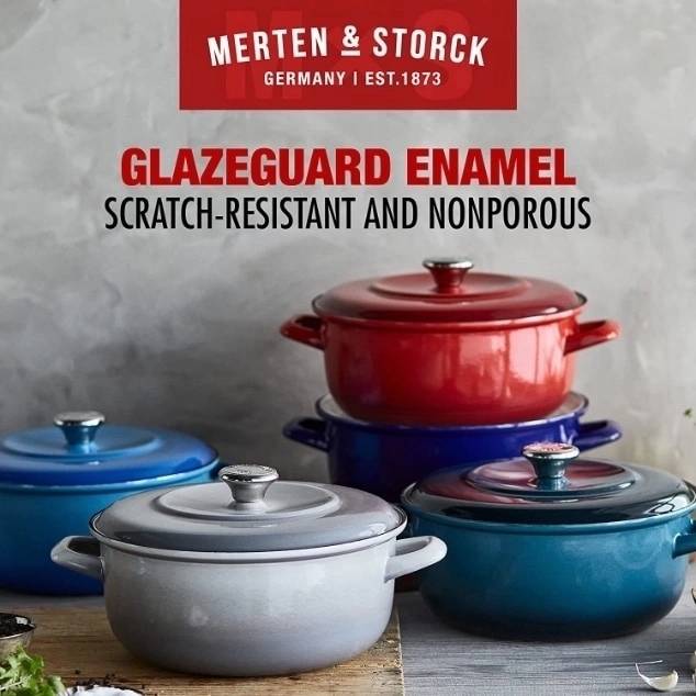 Merten & Storck Dutch Oven Hrnec “” 26 cm, Deep Blue Gradient