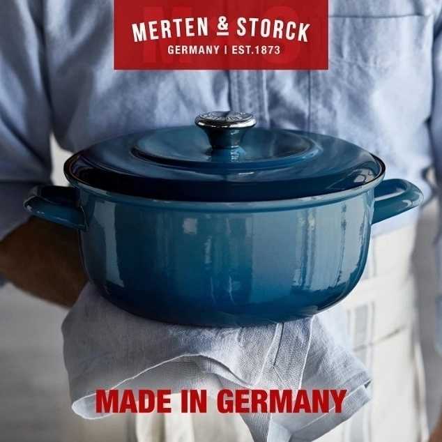 Merten & Storck Dutch Oven Hrnec “” 26 cm, Deep Blue Gradient