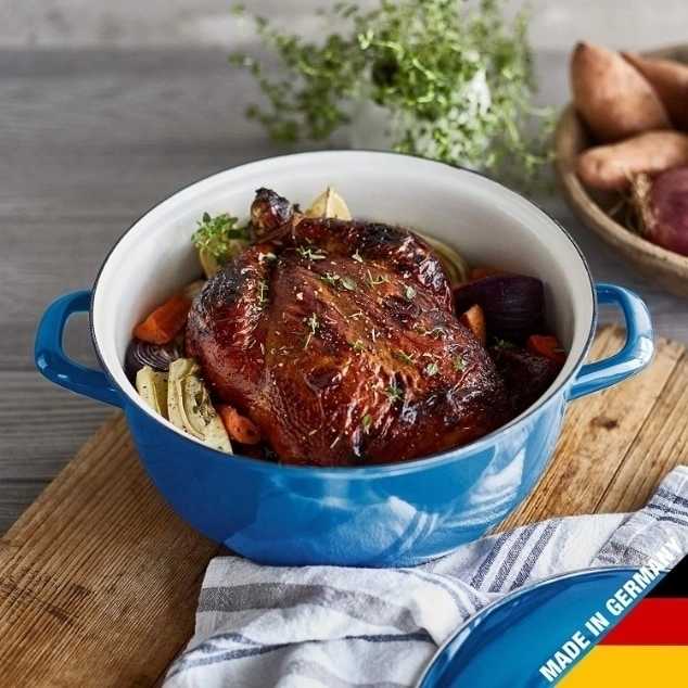 Merten & Storck Dutch Oven Hrnec “” 26 cm, Caribbean Blue Gradient