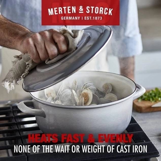 Merten & Storck Dutch Oven Hrnec “” 26 cm, Galaxy Grey Gradient