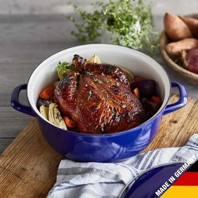 Merten & Storck Dutch Oven Hrnec “” 26 cm, Cobalt Blue