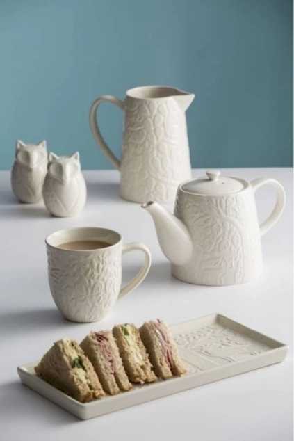 Mason Cash In the Forest Slánka ve tvaru lišky , 10 cm, bílá