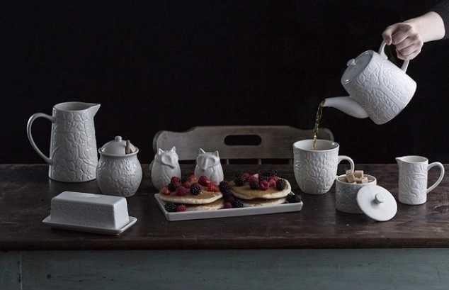 Mason Cash In the Forest Hrnek s uchem , 475 ml, bílá