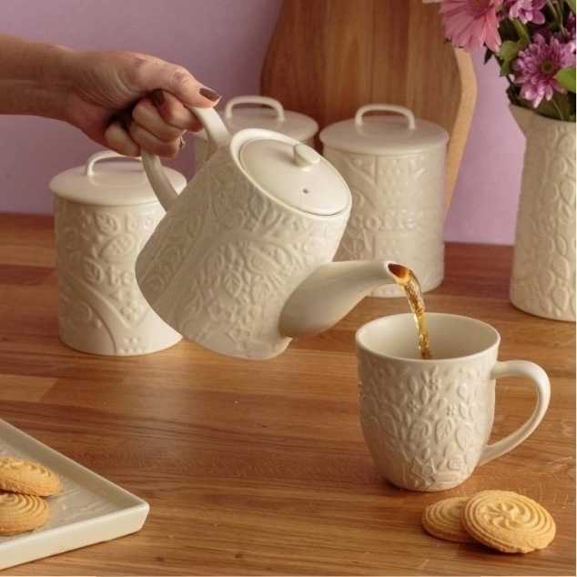 Mason Cash In the Forest Hrnek s uchem , 475 ml, bílá