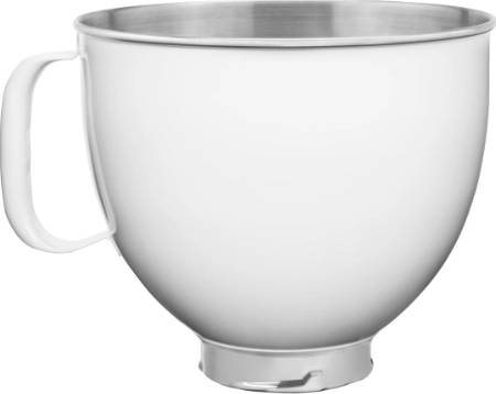 KitchenAid Nerezová mísa 4.83 l, bílá