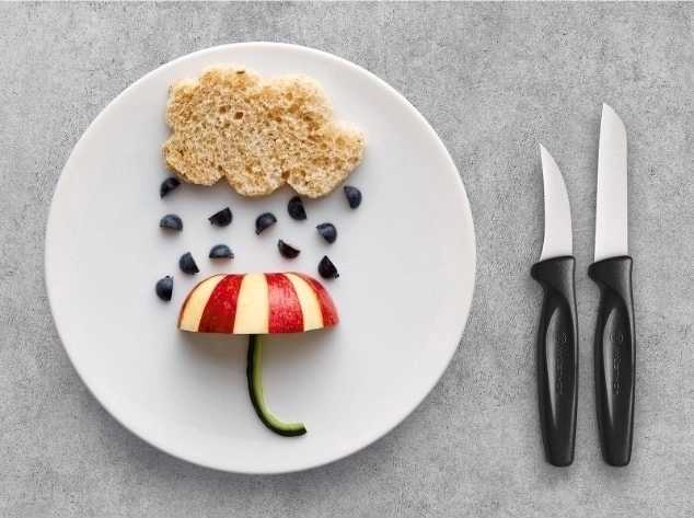 Wüsthof Create Collection Sada nožů na zeleninu , 2 ks, černý