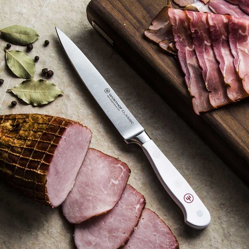 Wüsthof Classic White Nůž na šunku , 16 cm, dárkové balení