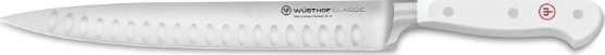 Wüsthof Classic White Nůž na šunku duté vroubkování , 23 cm, dárkové balení